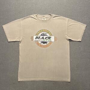 Vintage Arctic Cat Black Cat Sports Bar Grill Shirt Mens M Thief River Falls MN